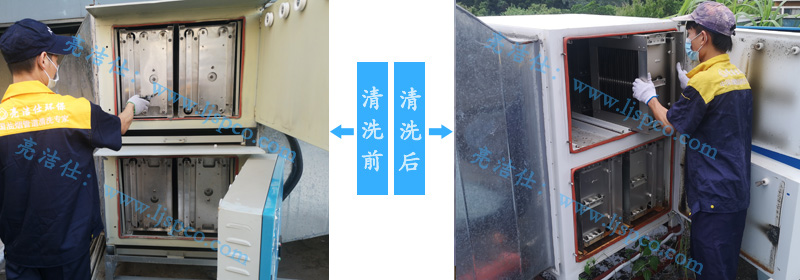 深圳幼儿园开展厨房油烟机清洗活动(图1)